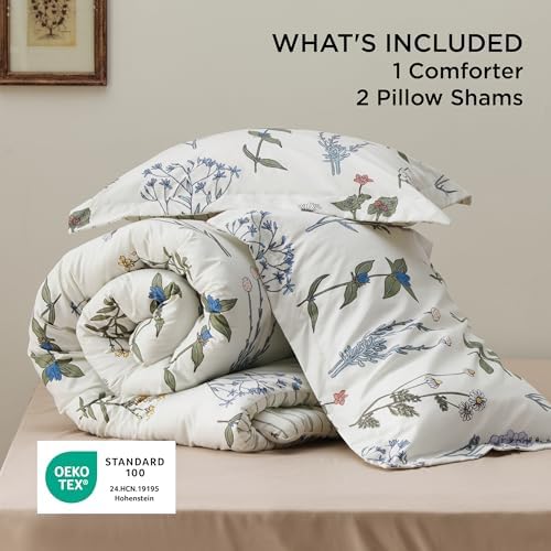 Bedsure Floral Comforter Full Size - Image 6