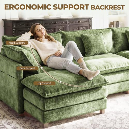 LEVELEVE 112" L-Shape Modular Sofa - Image 2