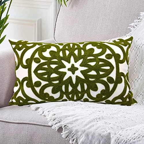 Alysheer Embroidered Lumbar Throw Pillow Cover 12"x 20" - Image 7