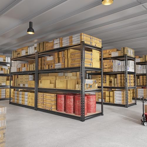 REIBII 2000LBS Storage Shelves, 4-Tier Adjustable Garage Shelving - Image 4