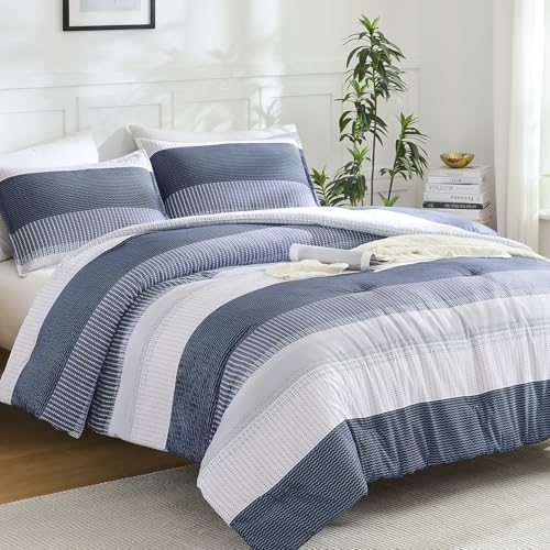 Litanika Black Blue Super King Plus Comforter Set by Litanika
