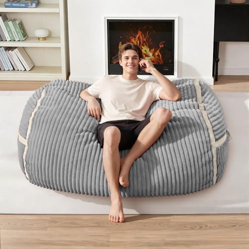 4FT Bean Bag Chair 4'Big Bean Bag Chairs - Image 3