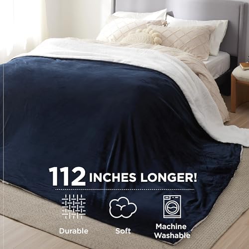 Bedsure GentleSoft Sherpa Fleece Cal King Blankets - Image 3