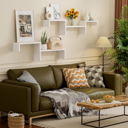 SRIWATANA White Floating Shelves - Image 2