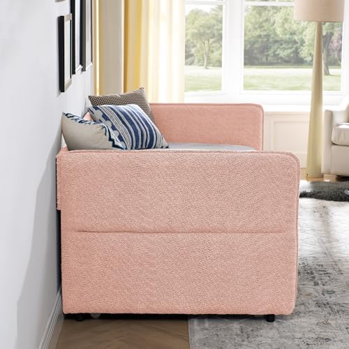 KEIKI Twin Size Upholstery Tufted Daybed - Image 5