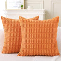 2 Pack Corduroy Decorative Throw Pillow by WHATWEARS