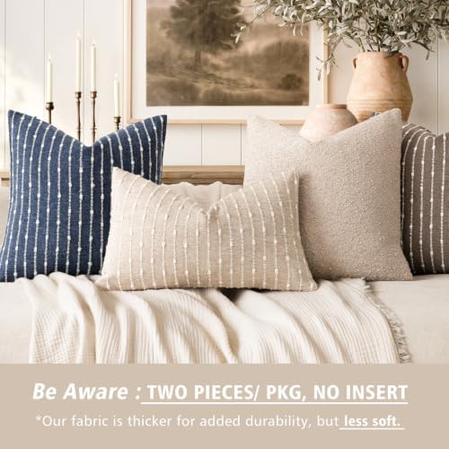 Foindtower Pack of 1 Decorative Jacquard Boucle Lumbar Throw Pillow Cover - Image 7