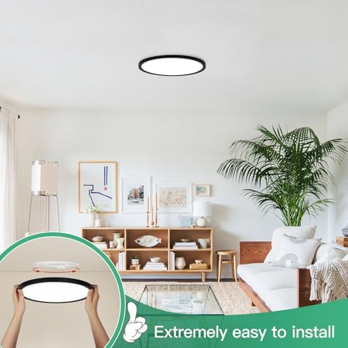 Brightever 7 Inch LED Flush Mount Ceiling Light Fixture - Image 3