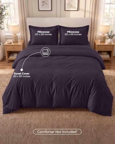 Duvet Cover Full, 3 Piece Set, Extra Soft - Image 3