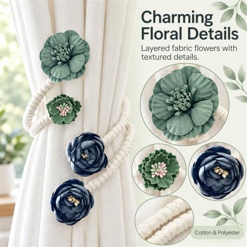 Flower Curtain Tiebacks - Image 4