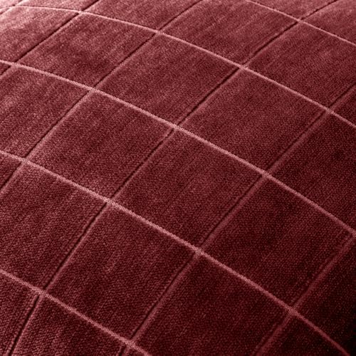 MIULEE Christmas Burgundy Plaid Decorative Throw Pillow Covers - Image 5