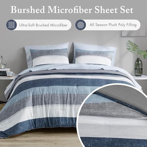 Madison Park Essentials Jaxon Twin Comforter Set, Bed In A Bag Comforter & - Image 3