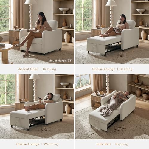 Mopio Sophie Sleeper Chair, Sofa Bed, Accent Chair - Image 5