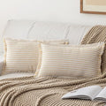 YEENAASY Throw Pillow Covers 12x20 Boho Striped Pillow Cases by YEENAASY