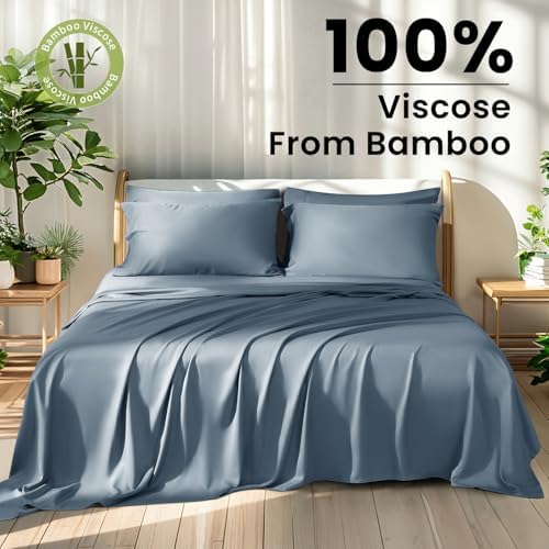 Shilucheng 100% Viscose Derived from Bamboo_Sheets, Extra Deep Pocket - Image 2