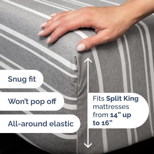 Flex Top Split Head King 4 Piece Sheet Set - Image 5