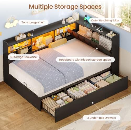 Hasuit Twin Corner Bed Frame - Image 3