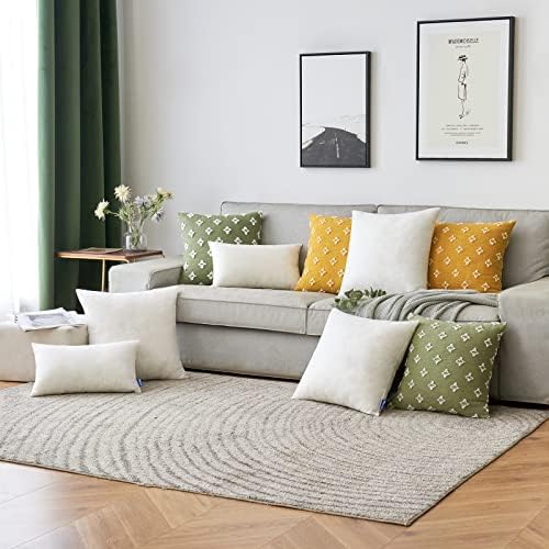 MIULEE Pillow Insert 15x15 Inch Decorative Square Throw Pillow Inserts - Image 4