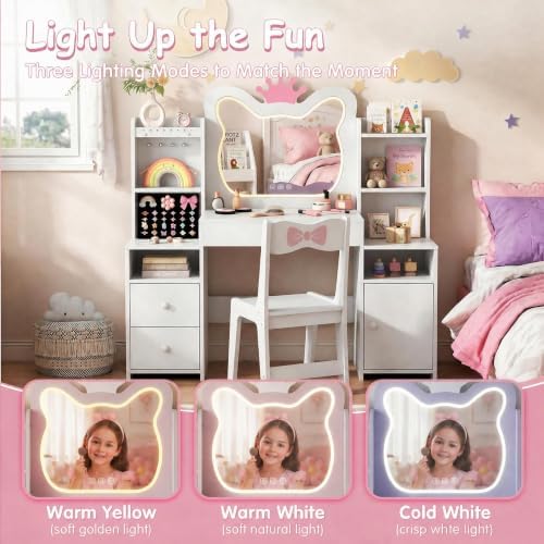 GarveeHome Kids Vanity Set - Image 5