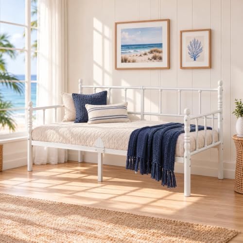 14 Inch Classic Twin Daybed, Metal Sofa Bed by WelcometoCOMASACHhome