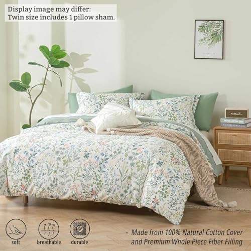Floral Cotton Comforter Twin Size - Image 2