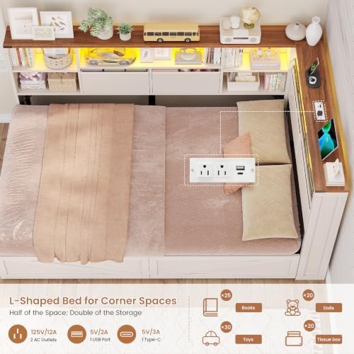 AOGLLATI Twin Corner Bed Daybed - Image 6