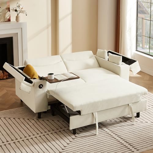 ​66" Multi-Functional Pull-Out Sofa Bed by hansones