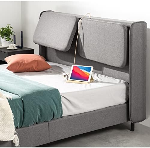 ZINUS Avery Platform Bed with Reclining Headboard and USB Ports, No Box Spring - Image 3