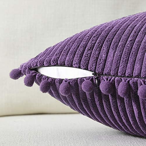 Fancy Homi Pack of 2 Boho Lumbar Decorative Throw Pillow Covers - Image 3