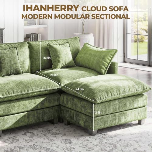 LEVELEVE 112" L-Shape Modular Sofa - Image 7