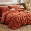 Bedsure 5-Piece Twin XL Comforter Set & Sheet Set, Terracotta Bed in a Bag by BEDSURE