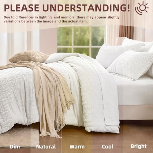 White Comforter Set Queen Size - Image 6