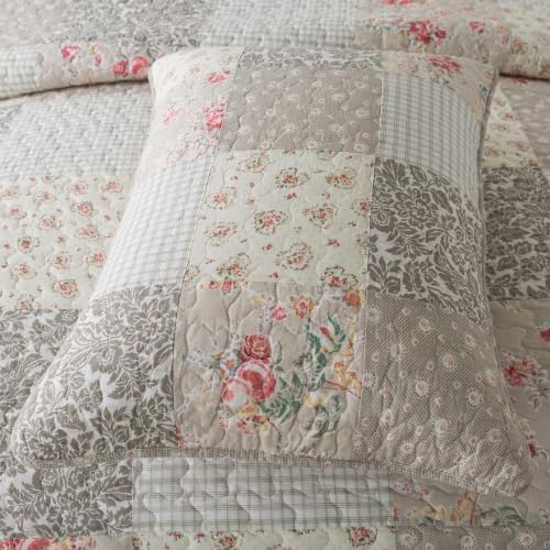 SLPR - Walk in the Cotswolds Patchwork Cotton Quilt Set, Queen - Image 3