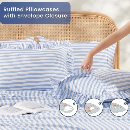 ROSE&RISY King Ruffle Sheet Set 4 Piece - Image 4