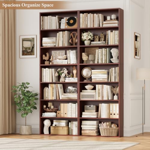 FACBOTALL 82" Tall Bookshelf Bookcase, 7-Tier Open Display Shelves - Image 7