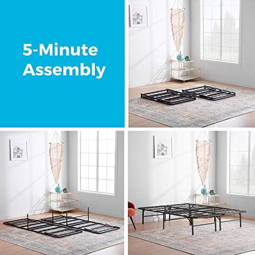 Linenspa Metal Bed with Slatted Frame - Image 5