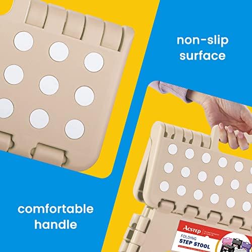 Folding Step Stool 9 Inch, Non-Slip Foldable Stools - Image 5