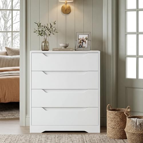 HOSTACK Modern 4 Drawers Dresser - Image 5
