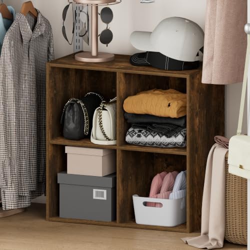 Furinno Reed 4-Cube Closet Organizer by Furinno-FitsYourSpaceFitsYourBudget