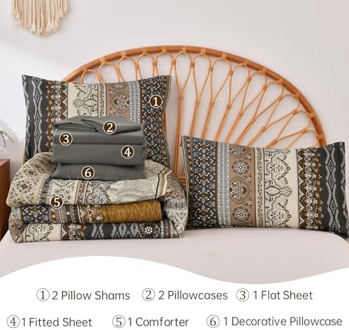 Cottolester Boho Comforter Set Cal King - Image 7