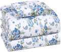 RUVANTI 100% Cotton Twin Sheets, Percale Weave Twin Sheet Set by Ruvanti