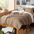Bedsure Prewashed Twin/Twin XL Duvet Cover, Cotton-Like Bedding Set by BEDSURE