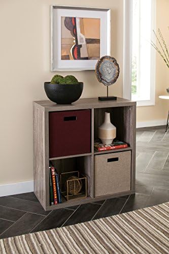ClosetMaid 4 Cube Storage Shelf Organizer Bookshelf - Image 4