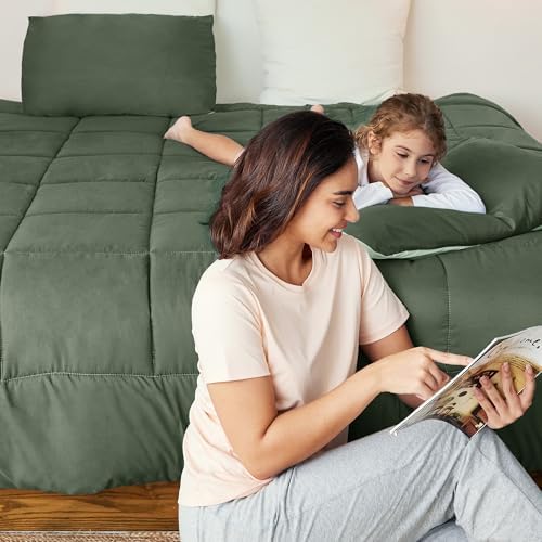 Exclusivo Mezcla Oversized Queen Comforter Reversible Bedding Set - Image 5