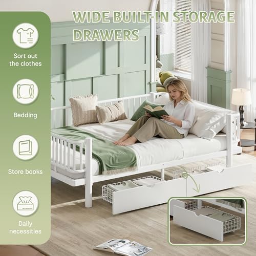Bellemave Metal Queen Daybed Frame - Image 3