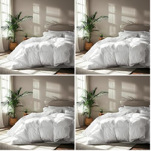 Serta Goose Feather Down Fiber Comforter Queen Size by Serta