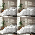 Serta Goose Feather Down Fiber Comforter Queen Size by Serta