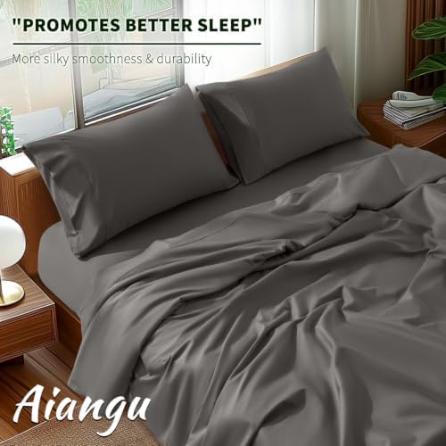100% Egyptian Cotton Sheet Set 4 Piece, Luxury 1000 Thread Count - Image 3