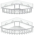 SMARTAKE 2-Pack Corner Shower Caddy, SUS304 Stainless Steel by SMARTAKE