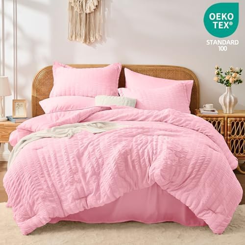 Rose Pink Full Size Comforter Sets - Image 5